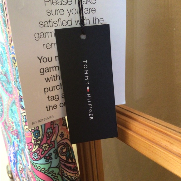 Tommy Hilfiger Paisley Dress Size 8 NYT - Picture 6 of 6